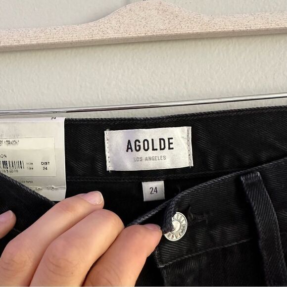 AGOLDE Cherie High Rise Straight in Distortion - Picture 7 of 11